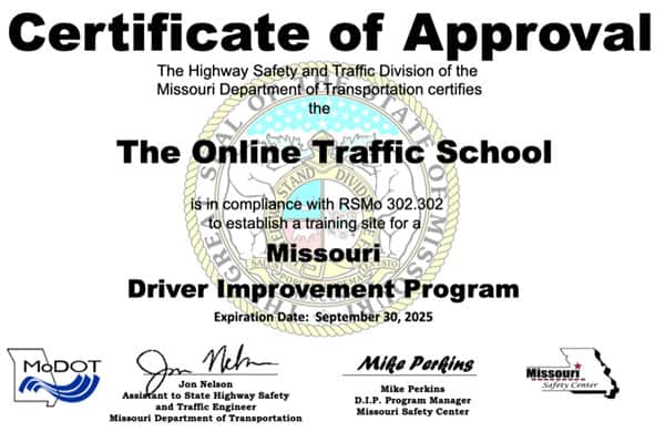 Using Online Driver Improvement to Stay Compliant in Missouri